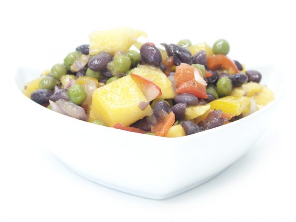 Black Bean Mango Salad in a bowl